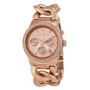  Shop Authentic Michael Kors Runway Rose Gold Dial Rose Gold Steel Strap Watch for Women - MK3247 - Luxxuri