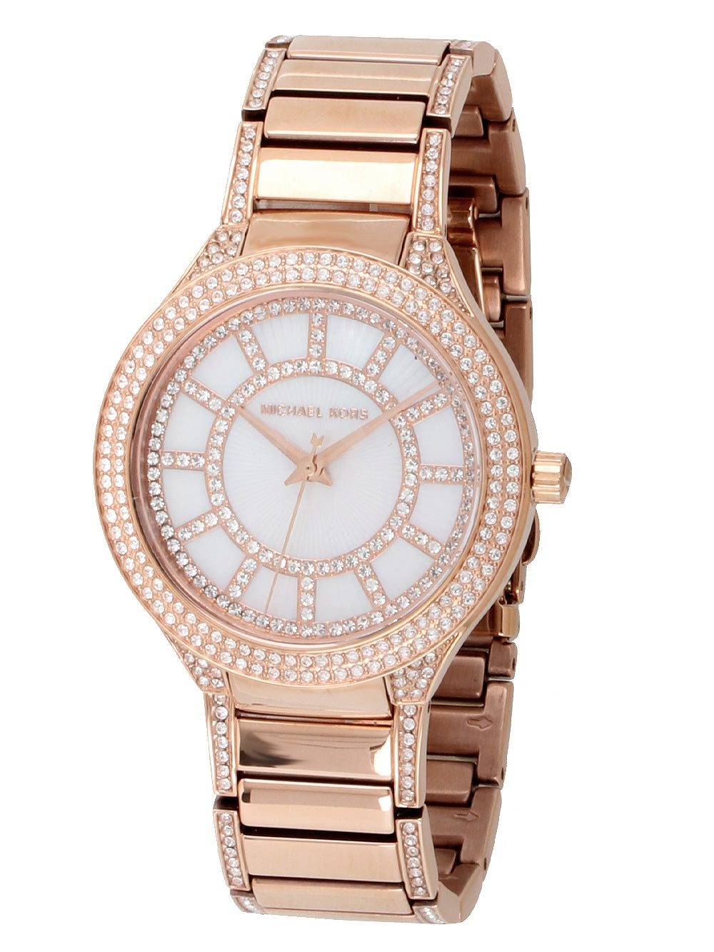  Shop Authentic Michael Kors Kerry Mother of Pearl Dial Rose Gold Steel Strap Watch for Women - MK3313 - Luxxuri
