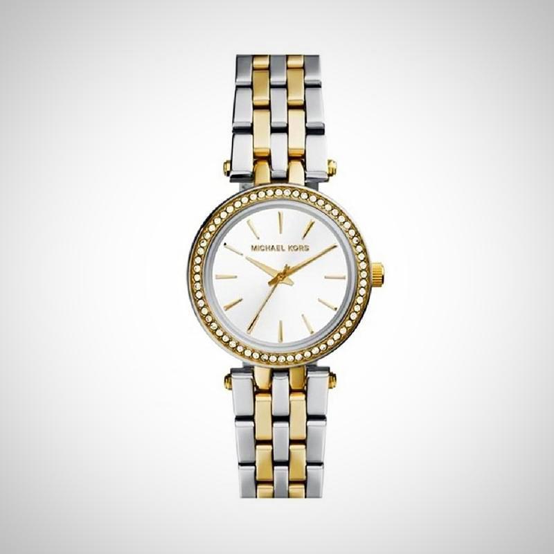  Shop Authentic Michael Kors Darci White Dial Two Tone Steel Strap Watch for Women - MK3323 - Luxxuri