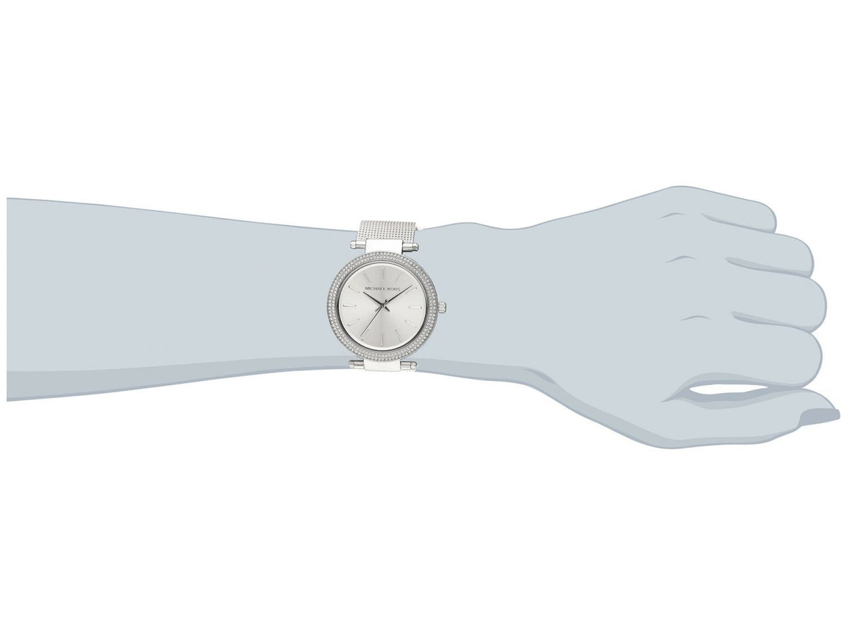  Shop Authentic Michael Kors Darci Silver Dial Silver Mesh Bracelet Watch for Women - MK3367 - Luxxuri