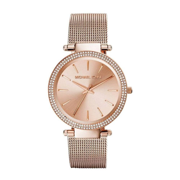  Shop Authentic Michael Kors Darci Rose Gold Dial Rose Gold Mesh Bracelet Watch for Women - MK3369 - Luxxuri