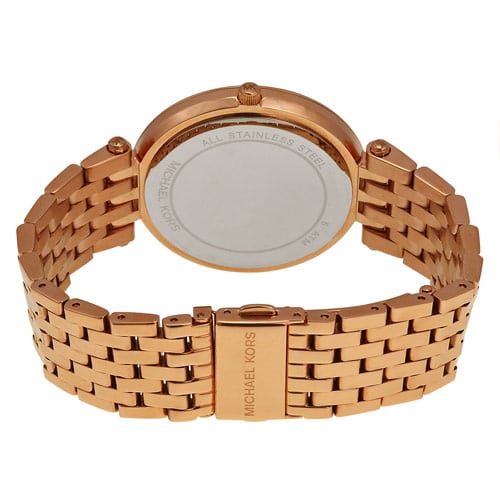  Shop Authentic Michael Kors Darci Red DIal Rose Gold Stainless Steel Strap Watch for Women - MK3378 - Luxxuri