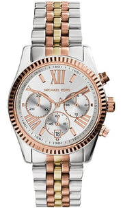  Shop Authentic Michael Kors Lexington Silver Dial Two Tone Steel Strap Watch for Women - MK5735 - Luxxuri