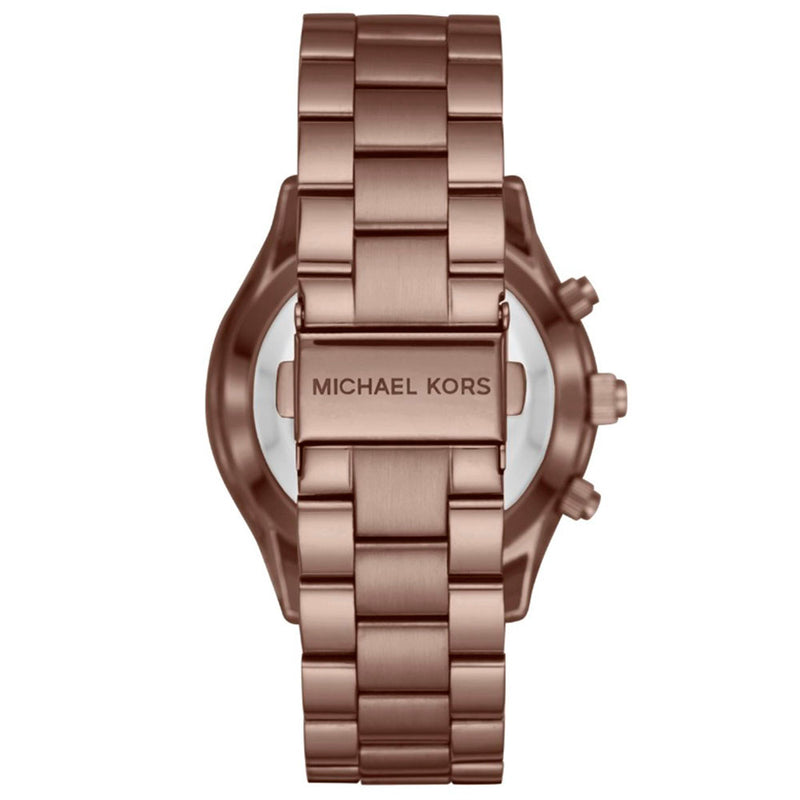  Shop Authentic Michael Kors Runway Quartz Brown Dial Brown Steel Strap Watch For Women - MK3418 - Luxxuri
