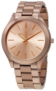  Shop Authentic Michael Kors Runway Quartz Brown Dial Brown Steel Strap Watch For Women - MK3418 - Luxxuri