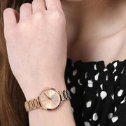  Shop Authentic Michael Kors Portia Rose Gold Dial Rose Gold Steel Strap Watch for Women - MK3640 - Luxxuri