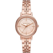  Shop Authentic Michael Kors Cinthia Mother of Pearl Rose Gold Dial Rose Gold Steel Strap Watch for Women - MK3643 - Luxxuri