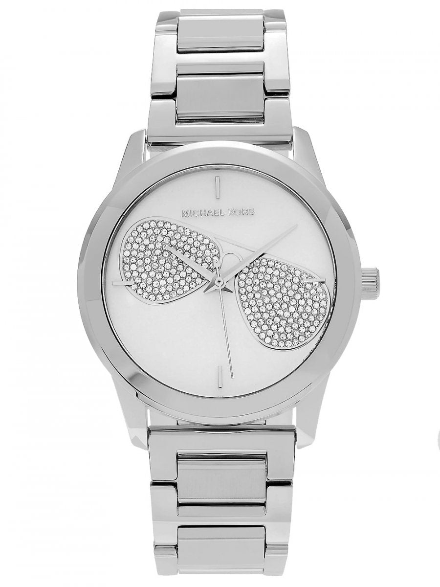  Shop Authentic Michael Kors Harman Analog Silver Dial Silver Steel Strap Watch For Women - MK3672 - Luxxuri