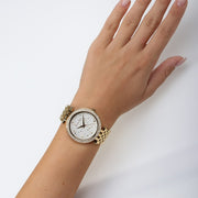  Shop Authentic Michael Kors Darci White Dial Gold Steel Strap Watch for Women - MK3727 - Luxxuri