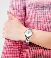  Shop Authentic Michael Kors Portia Quartz Silver Dial Silver Steel Strap Watch For Women - MK3837 - Luxxuri