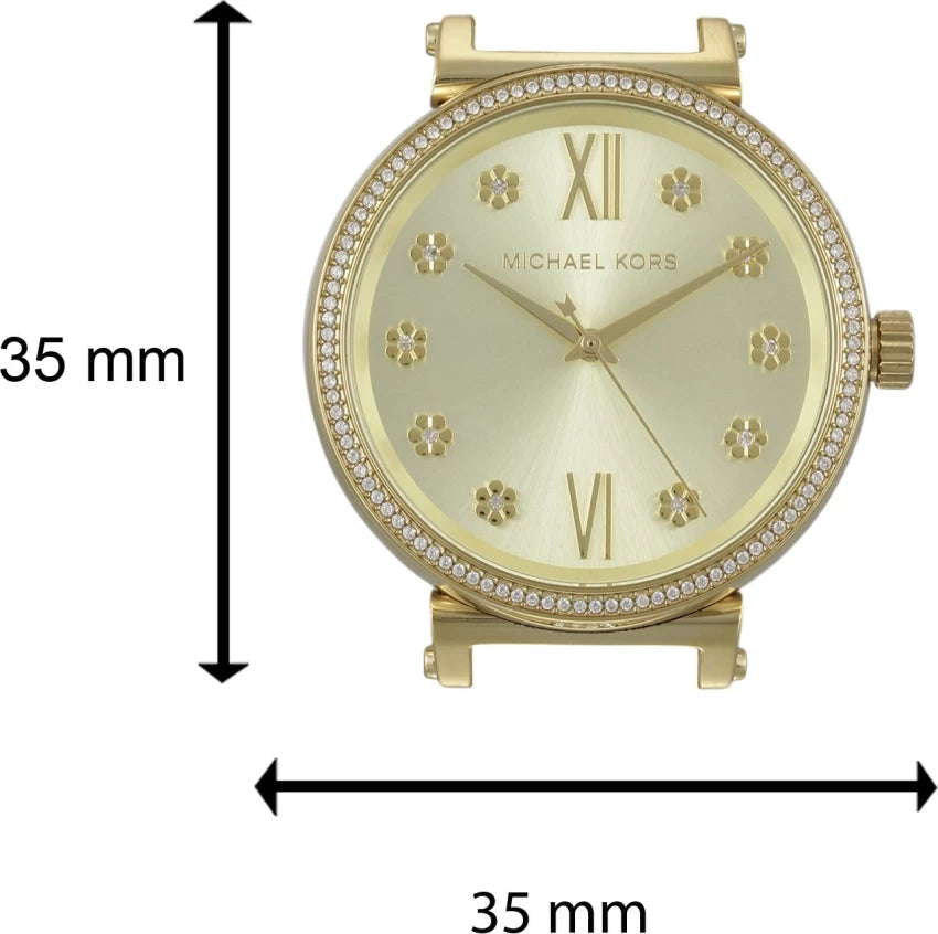  Shop Authentic Michael Kors Sofie Quartz Gold Dial Gold Steel Strap Watch For Women - MK3881 - Luxxuri