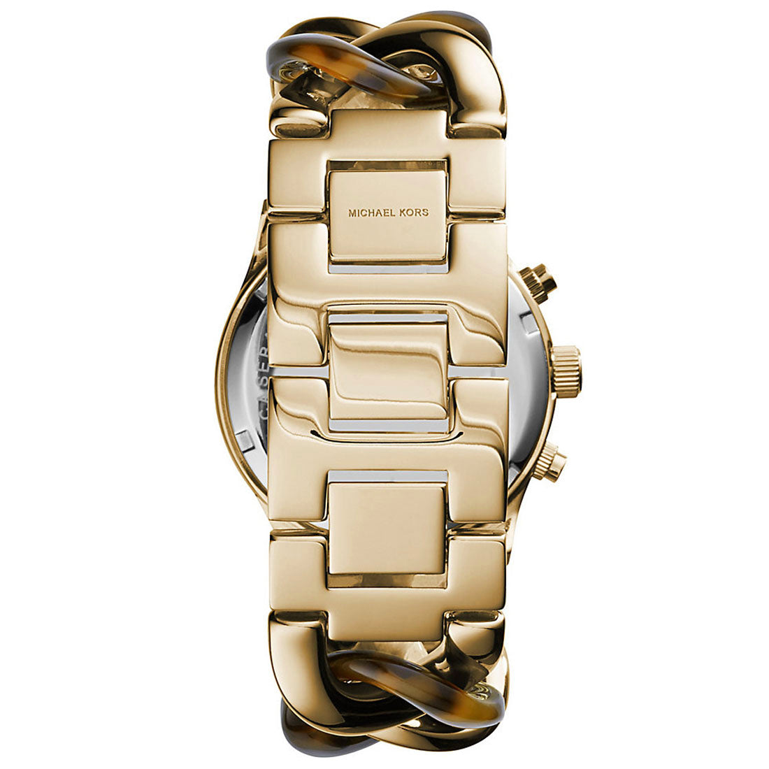  Shop Authentic Michael Kors Runway Gold Dial Two Tone Steel Strap Watch for Women - MK4222 - Luxxuri