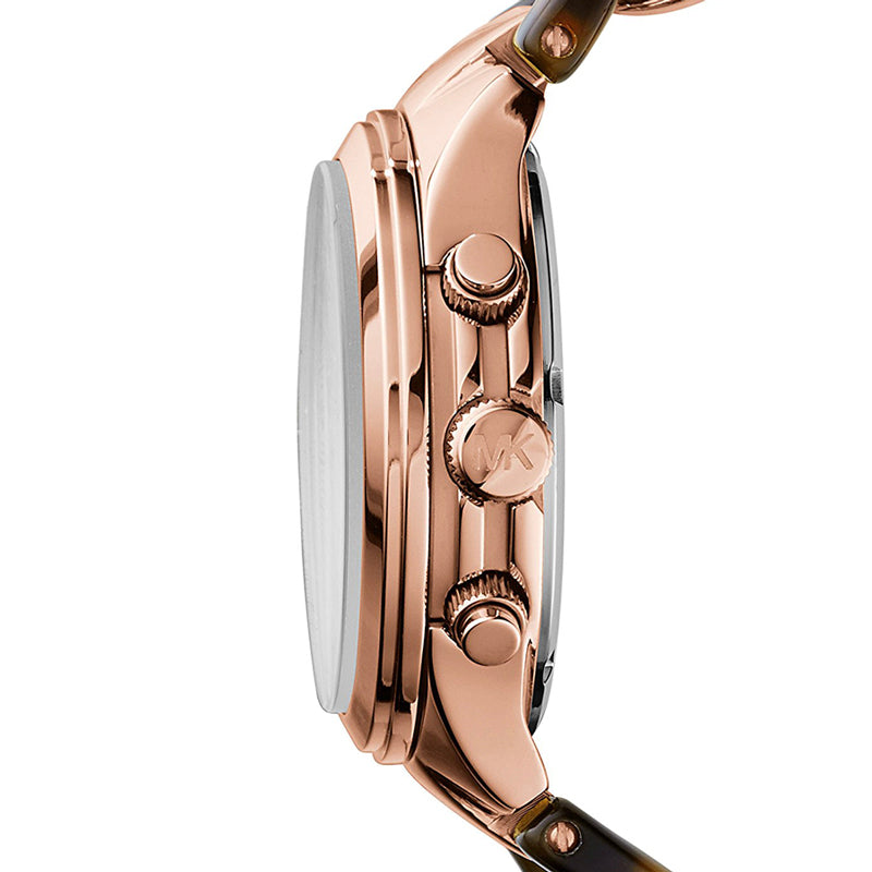  Shop Authentic Michael Kors Runway Rose Gold Dial Two Tone Steel Strap Watch for Women - MK4269 - Luxxuri