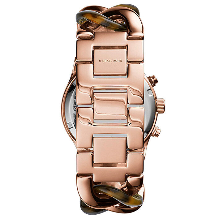  Shop Authentic Michael Kors Runway Rose Gold Dial Two Tone Steel Strap Watch for Women - MK4269 - Luxxuri