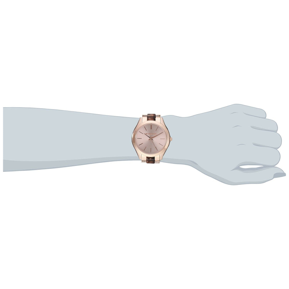  Shop Authentic Michael Kors Runway Rose Gold Dial Two Tone Steel Strap Watch for Women - MK4301 - Luxxuri