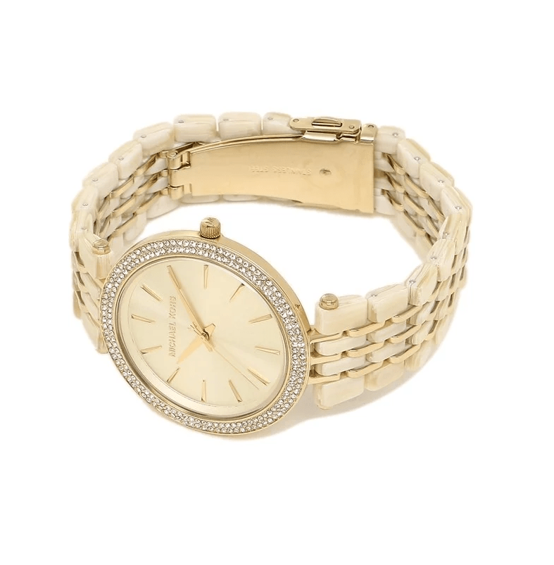  Shop Authentic Michael Kors Darci Gold Dial Gold Steel Strap Watch for Women - MK4325 - Luxxuri