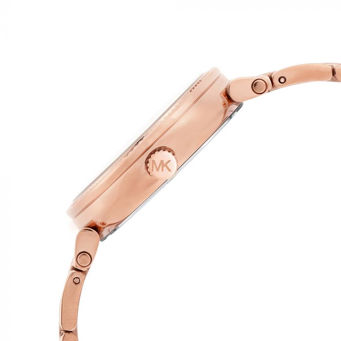  Shop Authentic Michael Kors Sofie Quartz Rose Gold Dial Rose Gold Steel Strap Watch For Women - MK4335 - Luxxuri