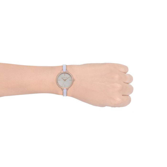 Shop Authentic Michael Kors Jaryn Analog White Dial Two Tone Steel Strap Watch For Women - MK4342 - Luxxuri