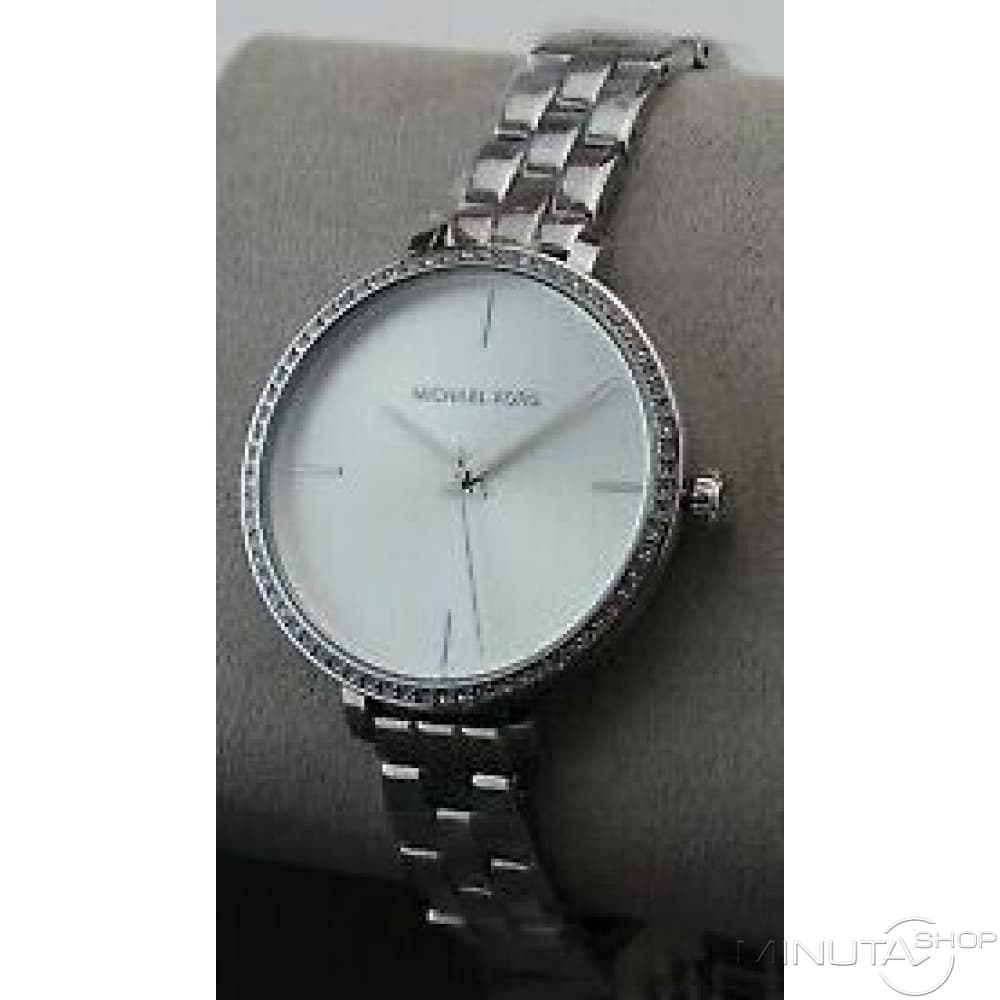  Shop Authentic Michael Kors Charley Quartz Silver Dial Silver Steel Strap Watch for Women - MK4398 - Luxxuri