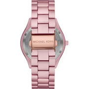  Shop Authentic Michael Kors Slim Runway Pink Dial Pink Steel Strap Watch For Women - MK4456 - Luxxuri