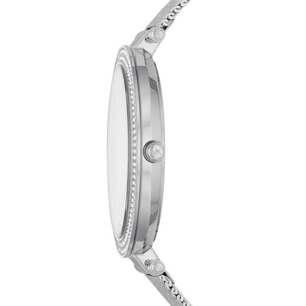  Shop Authentic Michael Kors Darci Analog Pink Dial Silver Mesh Bracelet Watch For Women - MK4518 - Luxxuri