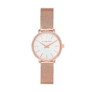  Shop Authentic Michael Kors Pyper Quartz Mother of Pearl White Dial Rose Gold Mesh Strap Watch For Women - MK4588 - Luxxuri