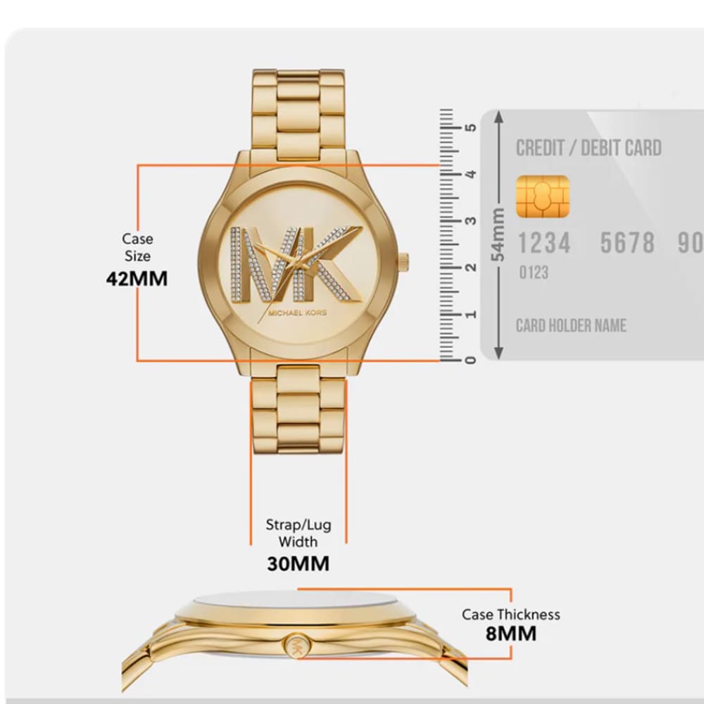  Shop Authentic Michael Kors Runway Gold Dial Gold Steel Strap Watch For Women - MK4732 - Luxxuri