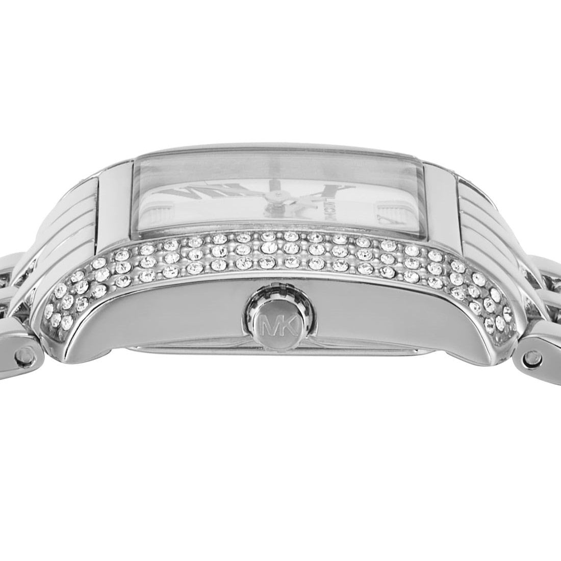  Shop Authentic Michael Kors Emery Pave Double Wrap White Dial Silver Steel Strap Watch for Women - MK4834 - Luxxuri