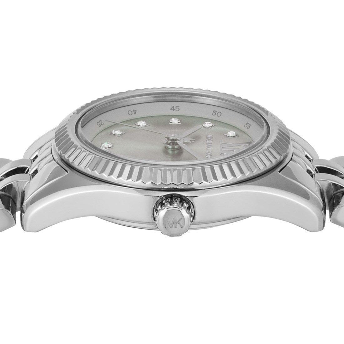  Shop Authentic Michael Kors Lexington Three-Hand Silver Dial Silver Steel Strap Watch for Women - MK4843 - Luxxuri