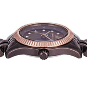  Shop Authentic Michael Kors Lexington Three-Hand Brown Dial Brown Steel Strap Watch for Women - MK4844 - Luxxuri