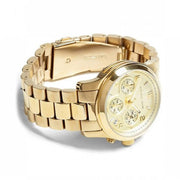  Shop Authentic Michael Kors Runway Gold Dial Gold Stainless Steel Strap Watch for Women - MK5055 - Luxxuri