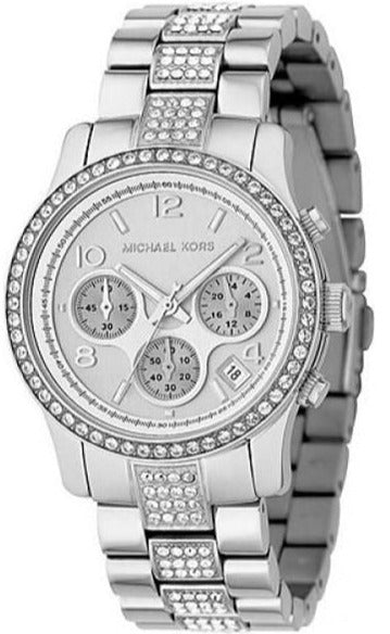  Shop Authentic Michael Kors Bradshaw Silver Dial Silver Steel Strap Watch For Women - MK5108 - Luxxuri