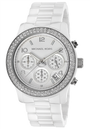  Shop Authentic Michael Kors Runway White Dial White Steel Strap Watch for Women - MK5188 - Luxxuri