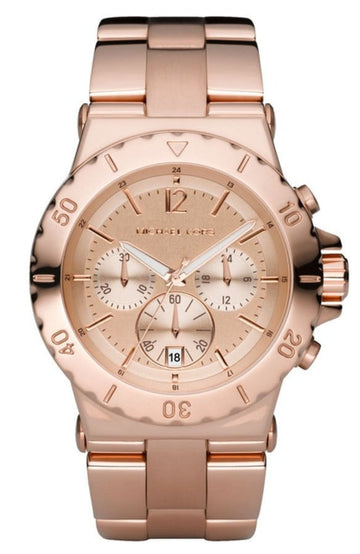  Shop Authentic Michael Kors Dylan Rose Gold Dial Rose Gold Steel Strap Watch for Women - MK5314 - Luxxuri