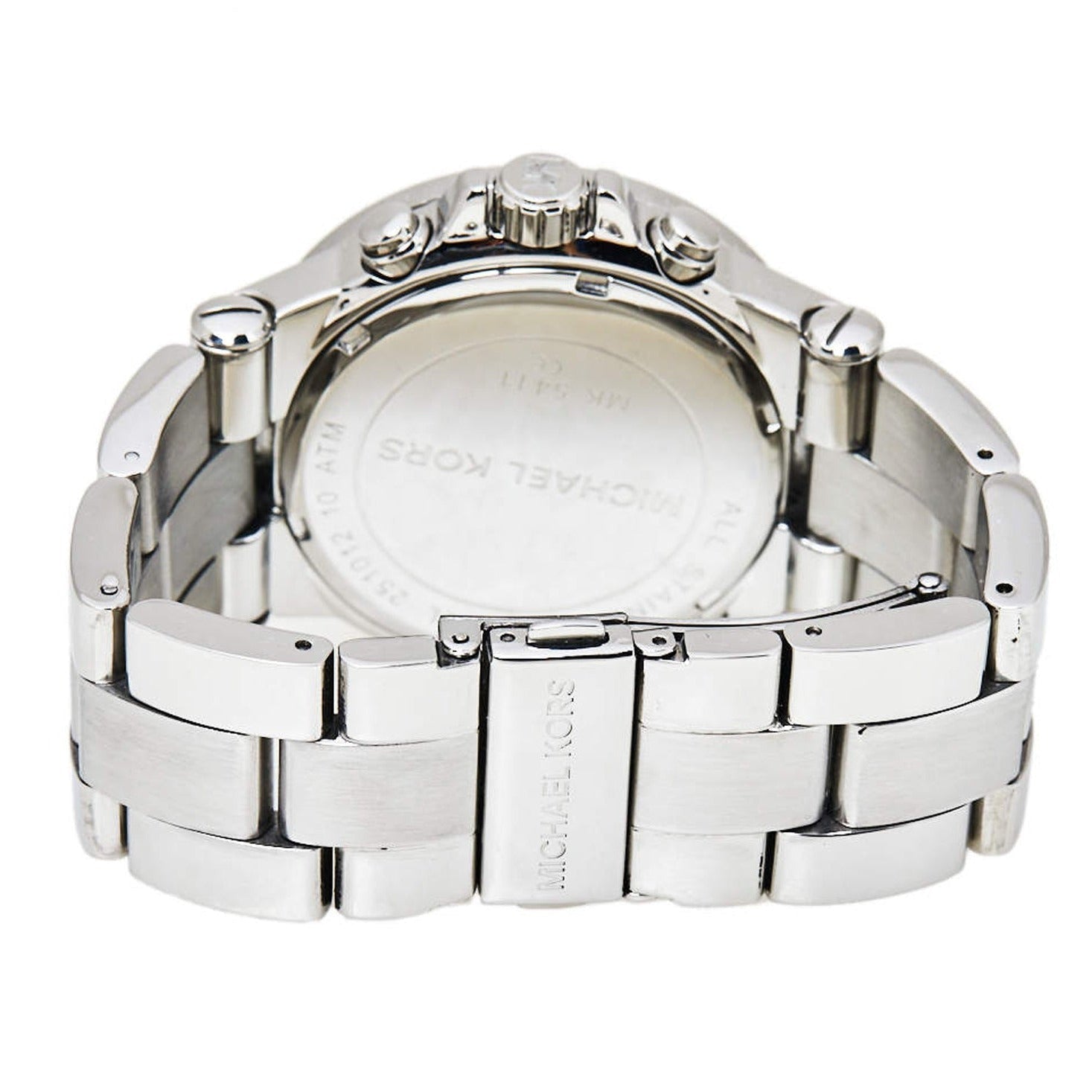  Shop Authentic Michael Kors Dylan Glitz Chronograph White Dial Silver Steel Strap Watch For Women - MK5411 - Luxxuri