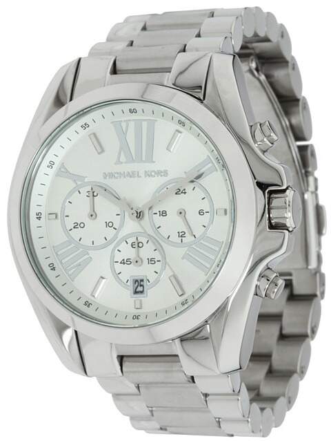  Shop Authentic Michael Kors Bradshaw Silver Dial Silver Steel Strap Watch for Men - MK5535 - Luxxuri