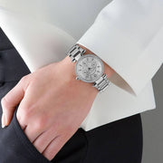  Shop Authentic Michael Kors Parker Silver Dial Silver Steel Strap Watch for Women - MK5615 - Luxxuri