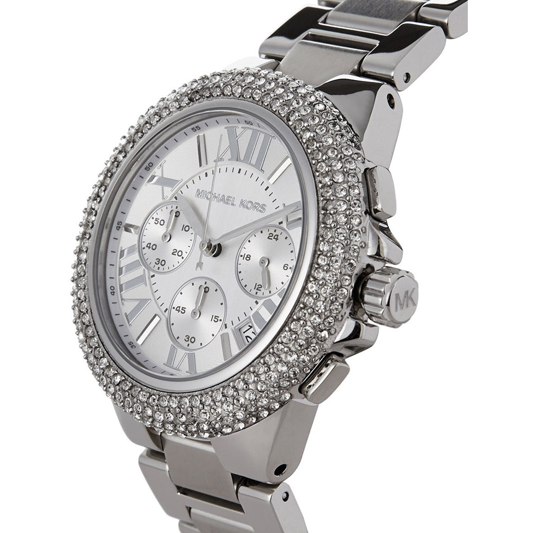  Shop Authentic Michael Kors Camille Silver Dial Silver Steel Strap Watch for Women - MK5634 - Luxxuri