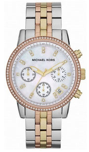  Shop Authentic Michael Kors Ritz White Dial Two Tone Steel Strap Watch for Women - MK5650 - Luxxuri