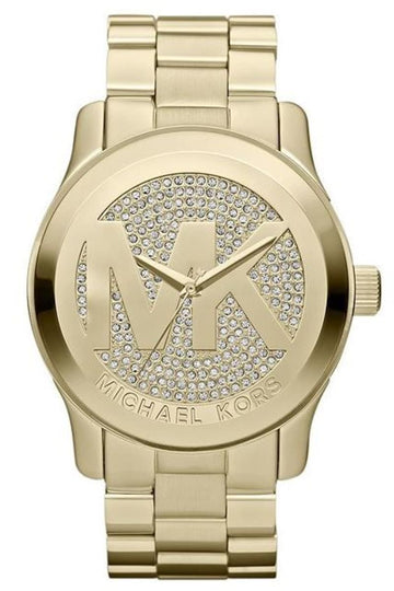  Shop Authentic Michael Kors Runway Gold Dial Gold Steel Strap Watch for Women - MK5706 - Luxxuri