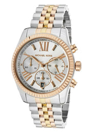  Shop Authentic Michael Kors Lexington Silver Dial Two Tone Steel Strap Watch for Women - MK5735 - Luxxuri