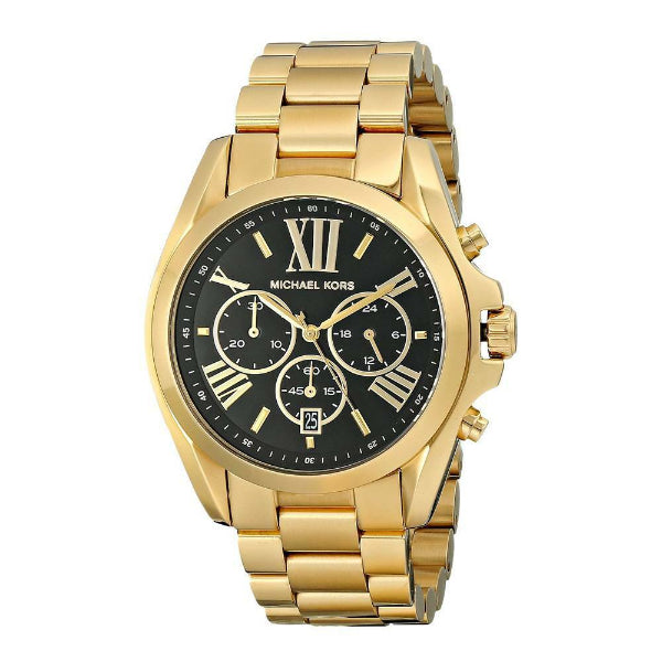  Shop Authentic Michael Kors Bradshaw Black Dial Gold Steel Strap Watch for Women - MK5739 - Luxxuri