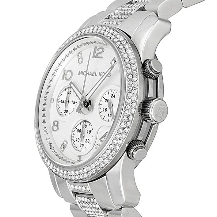 Shop Authentic Michael Kors Runway White Dial Silver Steel Strap Watch for Women - MK5825 - Luxxuri