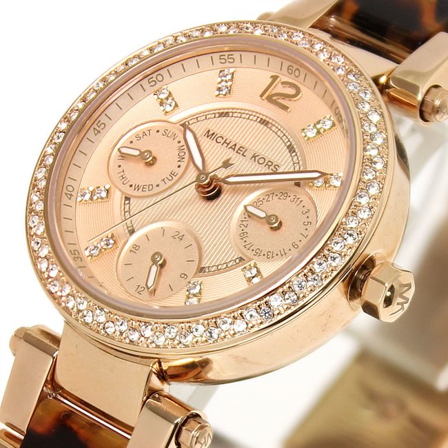  Shop Authentic Michael Kors Parker Gold Dial Two Tone Steel Strap Watch for Women - MK5841 - Luxxuri