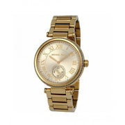  Shop Authentic Michael Kors Skylar Gold Dial Gold Steel Strap Watch for Women - MK5867 - Luxxuri