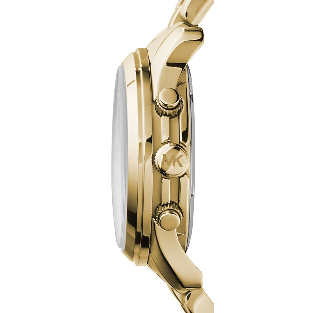  Shop Authentic Michael Kors Runway Iridescent Pink Dial Gold Steel Strap Watch for Women - MK5939 - Luxxuri