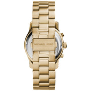  Shop Authentic Michael Kors Runway Iridescent Pink Dial Gold Steel Strap Watch for Women - MK5939 - Luxxuri