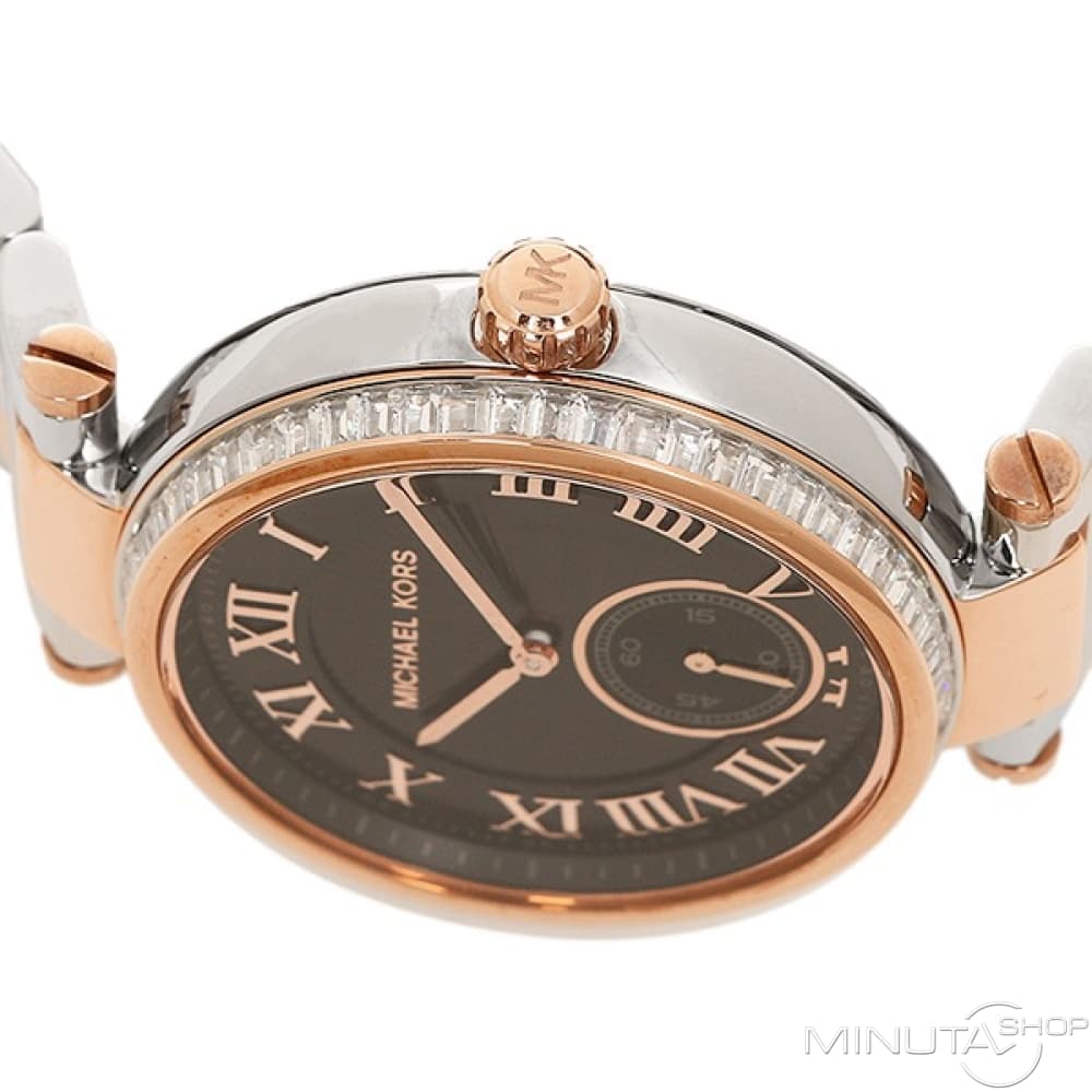  Shop Authentic Michael Kors Skylar Black Dial Two Tone Steel Strap Watch for Women - MK5957 - Luxxuri