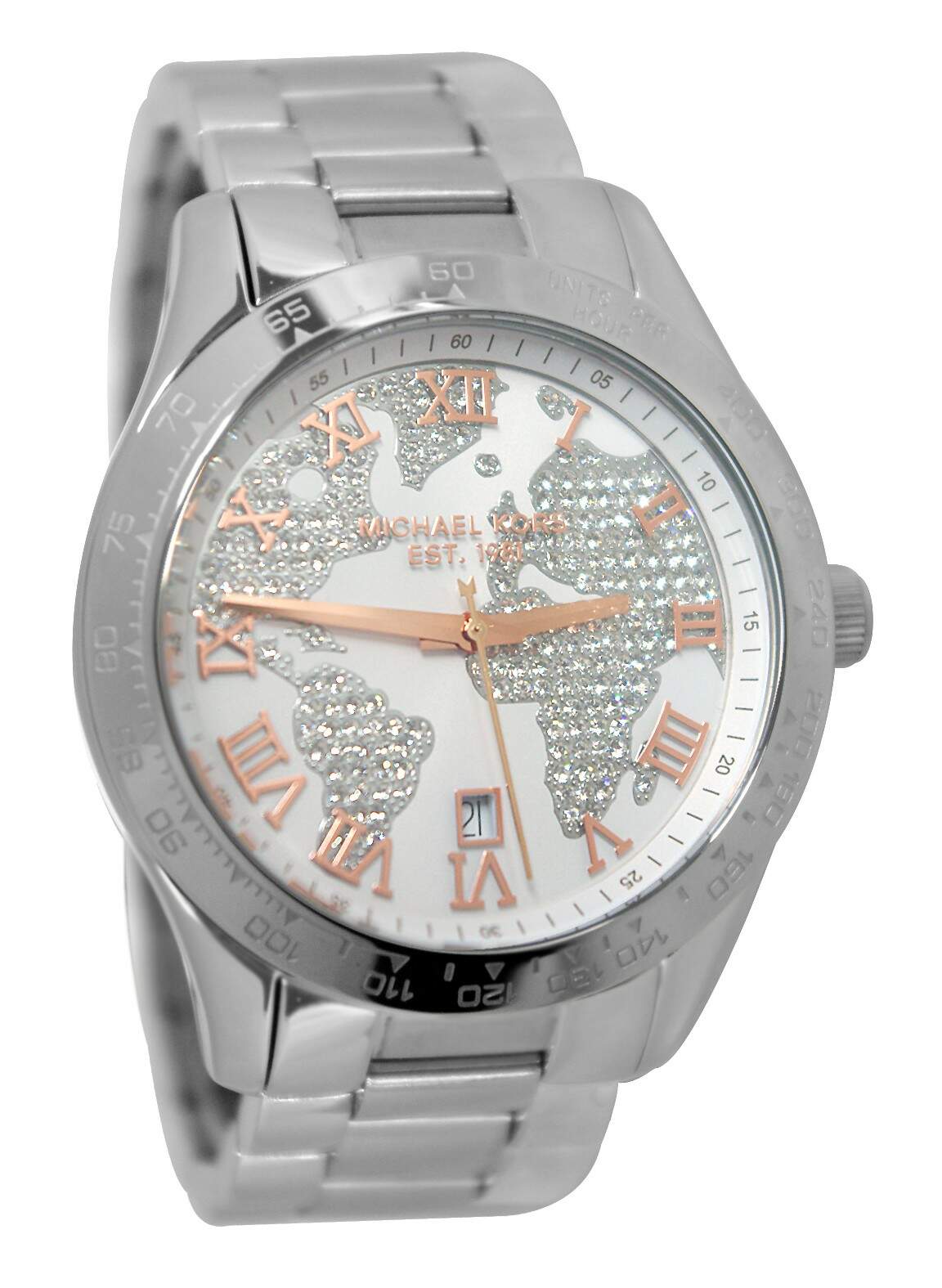  Shop Authentic Michael Kors Layton Silver Dial Silver Steel Strap Watch for Women - MK5958 - Luxxuri