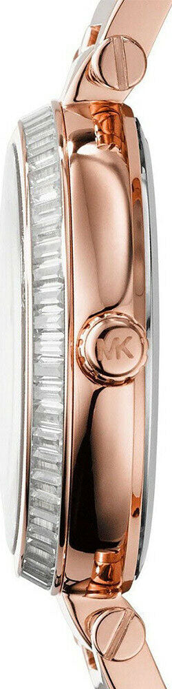  Shop Authentic Michael Kors Skylar Quartz Rose Gold Dial Rose Gold Steel Strap Watch For Women - MK5971 - Luxxuri